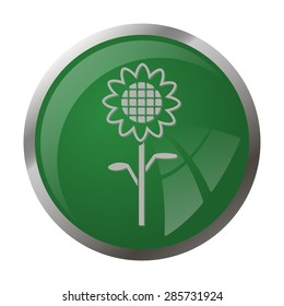 Vector illustration of modern farm icon