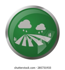 Vector illustration of modern farm icon