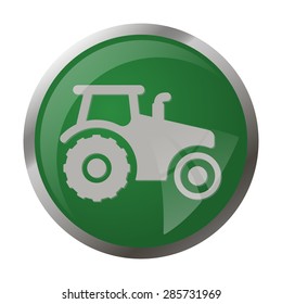 Vector illustration of modern farm icon