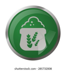 Vector illustration of modern farm icon