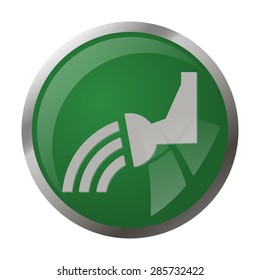 Vector illustration of modern farm icon