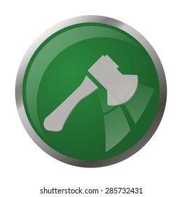 Vector illustration of modern farm icon