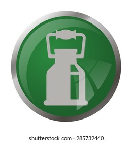 Vector illustration of modern farm icon