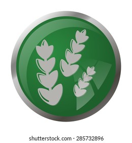 Vector illustration of modern farm icon