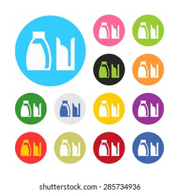 Vector illustration of modern farm icon