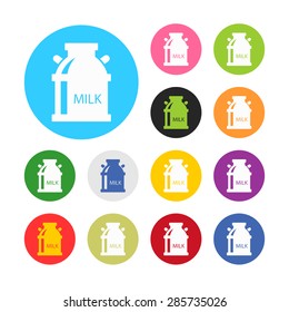 Vector illustration of modern farm icon