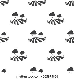 Vector illustration of modern farm icon