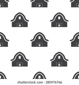 Vector illustration of modern farm icon