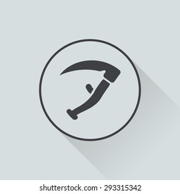 Vector illustration of modern farm icon