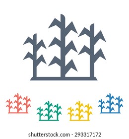 Vector illustration of modern farm icon