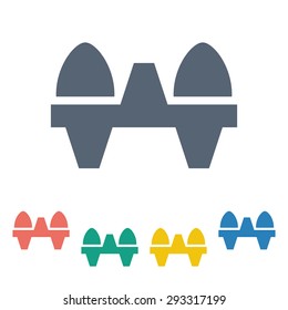 Vector illustration of modern farm icon