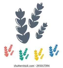 Vector illustration of modern farm icon