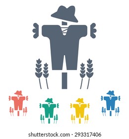 Vector illustration of modern farm icon