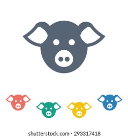 Vector illustration of modern farm icon