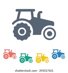 Vector illustration of modern farm icon
