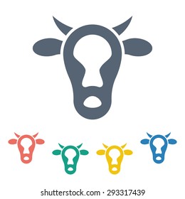 Vector illustration of modern farm icon