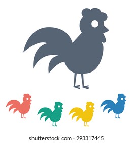 Vector illustration of modern farm icon