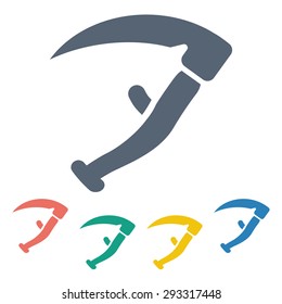 Vector illustration of modern farm icon