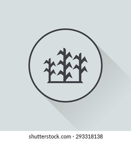 Vector illustration of modern farm icon