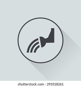 Vector illustration of modern farm icon