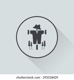 Vector illustration of modern farm icon