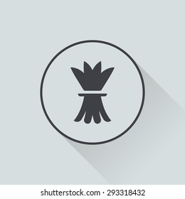 Vector illustration of modern farm icon