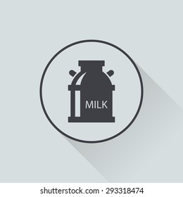 Vector illustration of modern farm icon