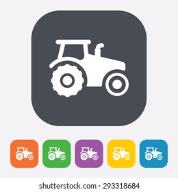 Vector illustration of modern farm icon