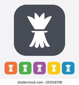 Vector illustration of modern farm icon