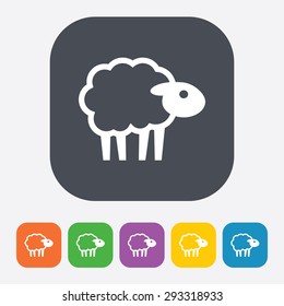 Vector illustration of modern farm icon