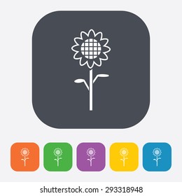Vector illustration of modern farm icon