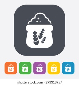 Vector illustration of modern farm icon