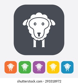 Vector illustration of modern farm icon