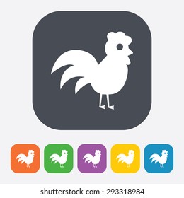 Vector illustration of modern farm icon