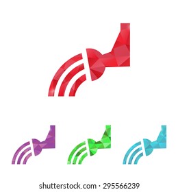 Vector illustration of modern farm icon