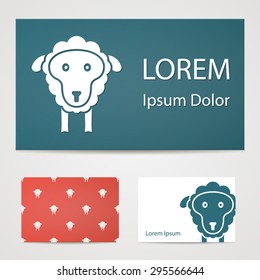Vector illustration of modern farm icon