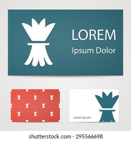 Vector illustration of modern farm icon