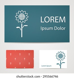 Vector illustration of modern farm icon