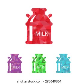 Vector illustration of modern farm icon