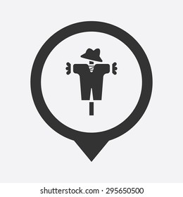 Vector illustration of modern farm icon
