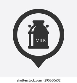 Vector illustration of modern farm icon