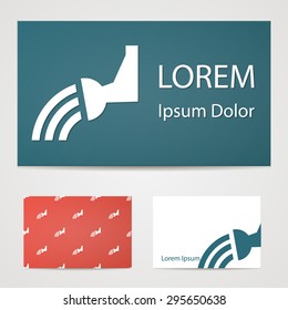 Vector illustration of modern farm icon