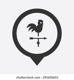 Vector illustration of modern farm icon