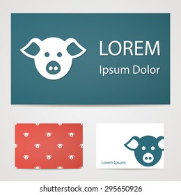 Vector illustration of modern farm icon