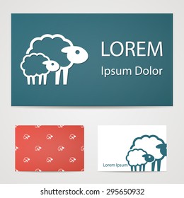 Vector illustration of modern farm icon