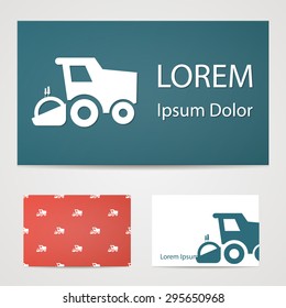 Vector illustration of modern farm icon