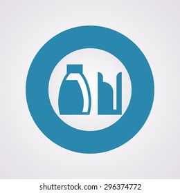 Vector illustration of modern farm icon