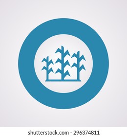 Vector illustration of modern farm icon