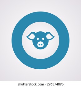 Vector illustration of modern farm icon