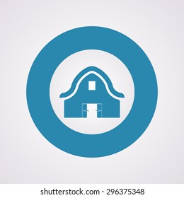 Vector illustration of modern farm icon